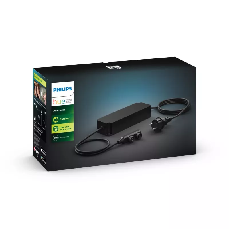 Philips Outdoor 100W power supply, Lighting power supply, Black, Plastic, Garden, Patio, IP67, II
