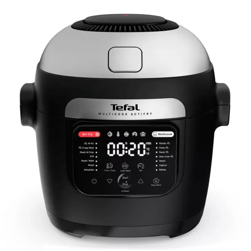 Multicooker Tefal Multicook Actifry MY741CF0, 6 L, 1334 W, stainless steel/black