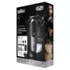 Trimmer BRAUN 80789908 Dark Grey — 21 length steps, Lithium‑Ion, 120 min run time, AC/Battery