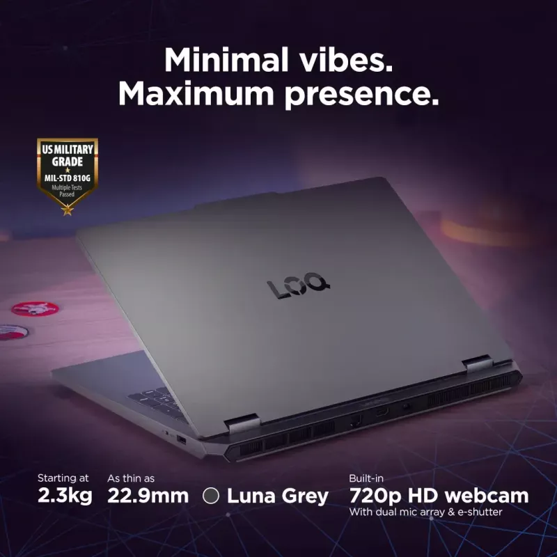 Laptop Lenovo LOQ 15IRX10 — 15.6 inch FHD IPS Anti‑glare, Intel Core i5‑13450HX, 16GB DDR5, 1TB SSD, NVIDIA GeForce RTX 5060 8GB, Windows 11 Home
