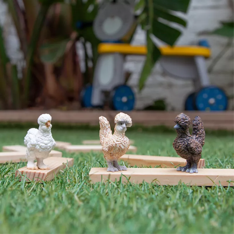 Toy Figures Schleich FARM WORLD Chicken Friends Multicolour 42574