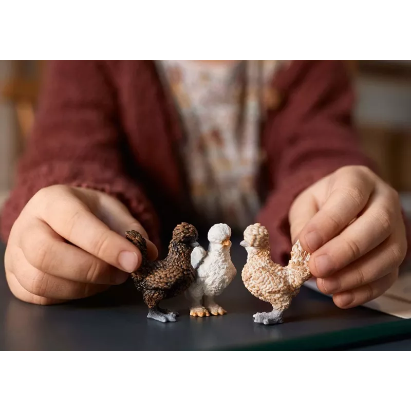 Toy Figures Schleich FARM WORLD Chicken Friends Multicolour 42574