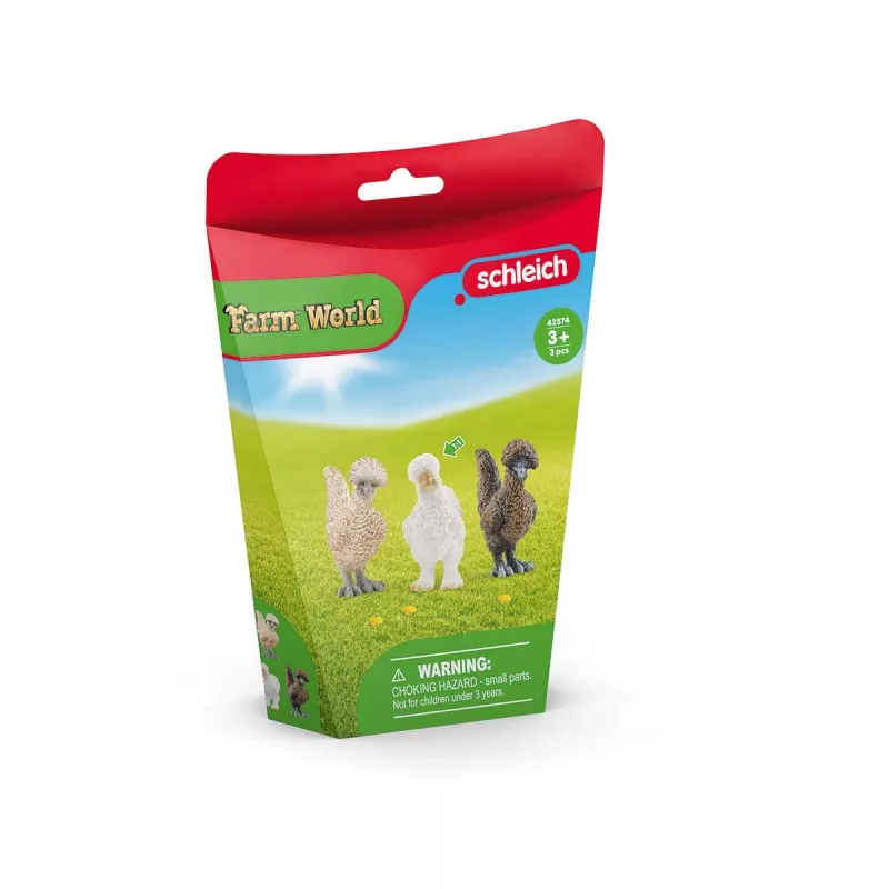 Toy Figures Schleich FARM WORLD Chicken Friends Multicolour 42574
