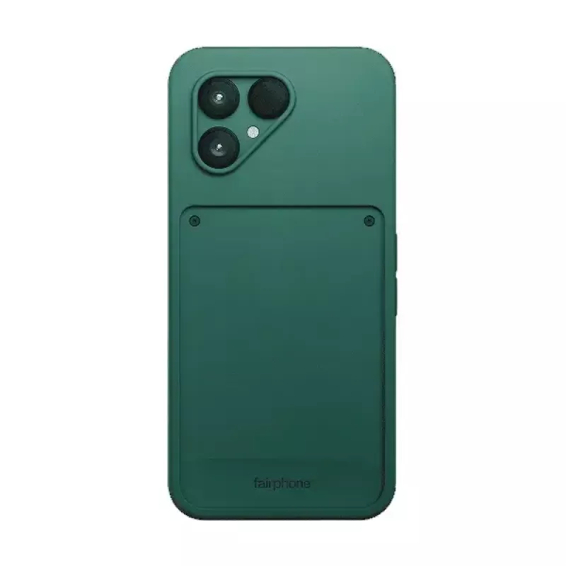 Mobile phone case Fairphone Case v1 — cover for Fairphone Gen. 6, fits up to 16 cm (6.3 inch) screen, green