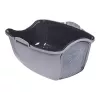 Litter box DIAMENTIQ BAYA light grey/dark grey 55.5×40×38.7 cm, plastic, reversible door