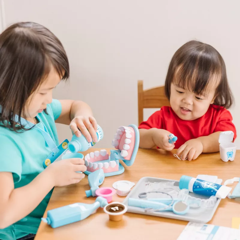 Toy dentist playset Spinmaster Melissa & Doug Super Smile Dentist, suitable from 3 years, multicolour