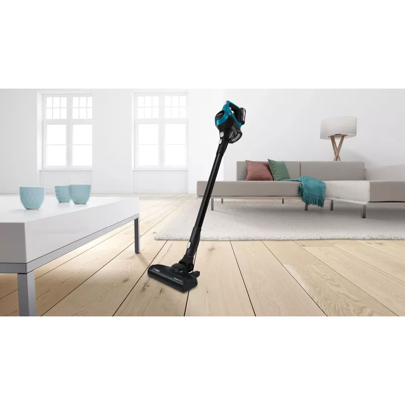 Bosch Serie 6 BBS611LAG stick vacuum/electric broom 2-in-1 stick vacuum Battery Dry Bagless 0.3 L Blue 2.5 Ah
