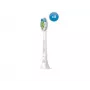 Toothbrush replacement heads Philips HX6068/87 Optimal White, 8 pcs, White, medium bristles, 3-month replace interval