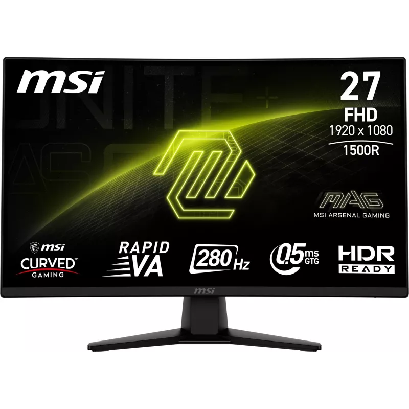 MSI MAG 274CXF computer monitor 68.6 cm (27 inch) 1920 x 1080 pixels Full HD Black