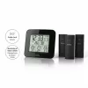 Hama “EWS-Trio” weather station, with three sensors, black