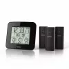 Hama “EWS-Trio” weather station, with three sensors, black