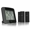 Hama “EWS-Trio” weather station, with three sensors, black