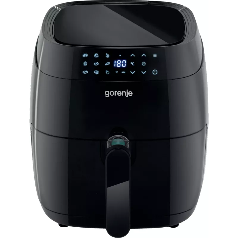 Hot air fryer Gorenje AF1409DB — 3.2 L capacity, 1400 W, LED display, min temp 90 °C, black