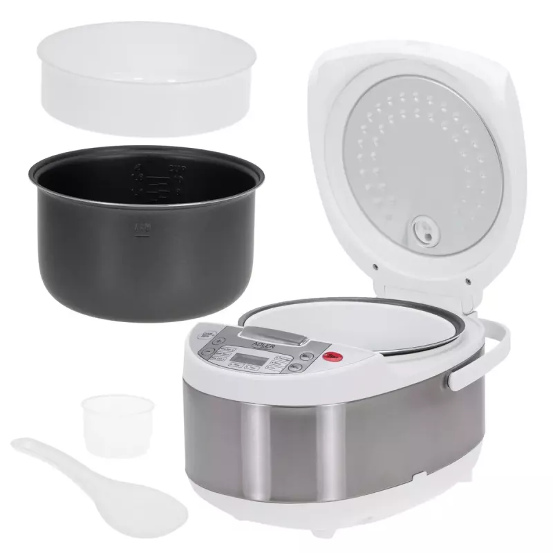 Multicooker Adler AD 6420 — 700 W, 3.25 L capacity, 6 programmable programs, LED display