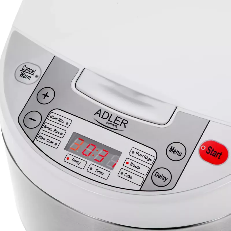 Multicooker Adler AD 6420 — 700 W, 3.25 L capacity, 6 programmable programs, LED display