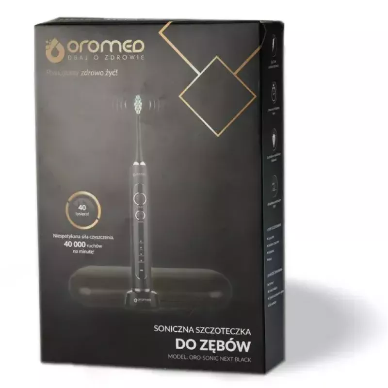 Toothbrush ORO-MED Oro-Sonic Next Black