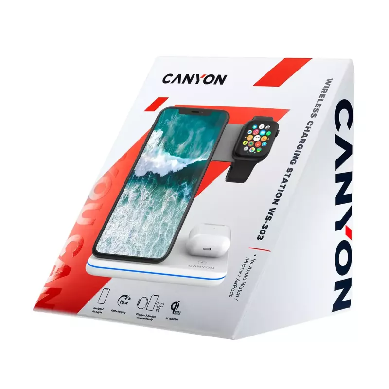 Wall Charger Canyon WS-303 White Fast Charging
