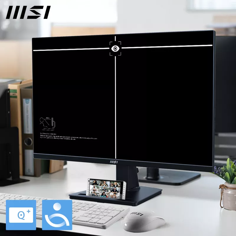 LCD monitor MSI Pro MP245G 23.8 inch Full HD (1920×1080), IPS, 4 ms, 300 cd/m², VESA, built-in speakers