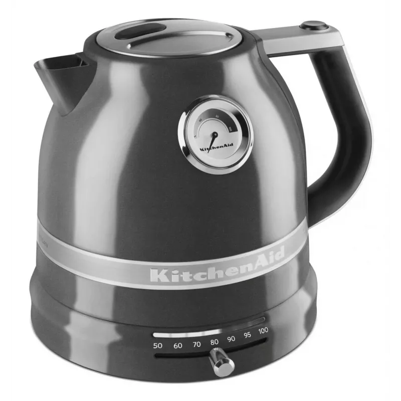 Electric kettle KITCHENAID 5KEK1522EMS — 1.5 L, 2400 W, stainless steel, 7 temp settings