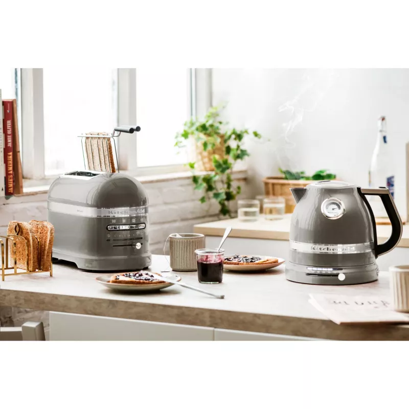 Electric kettle KITCHENAID 5KEK1522EMS — 1.5 L, 2400 W, stainless steel, 7 temp settings