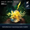4D Build , Pokémon Pikachu 3D Model Kit, Pokémon Figure, Kanto First Partner Collection, Desk Décor, 201 Pieces, for Ages 12 & Up