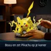 4D Build , Pokémon Pikachu 3D Model Kit, Pokémon Figure, Kanto First Partner Collection, Desk Décor, 201 Pieces, for Ages 12 & Up