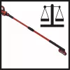 Window cleaning tool Einhell BRILLIANTO 1200 mm Black Red
