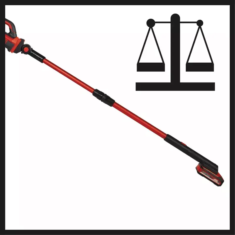 Window cleaning tool Einhell BRILLIANTO 1200 mm Black Red