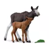 Figure set Schleich WILD LIFE Moose Family — realistic animal figurines, 3+ years, multicolour