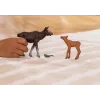 Figure set Schleich WILD LIFE Moose Family — realistic animal figurines, 3+ years, multicolour