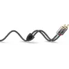 Audio cable WENTRONIC Goobay 65292 — 2×RCA male to 2×RCA male, 1 m, copper, gold-plated, magnetically shielded