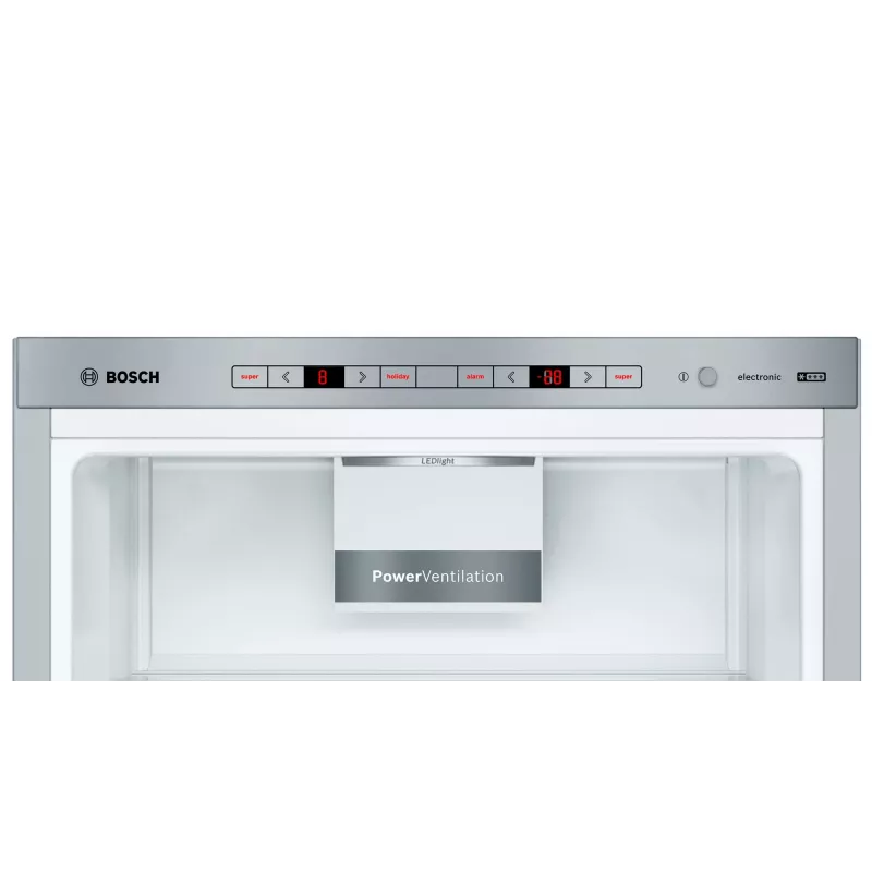 Bosch Serie 6 KGE39AICA fridge-freezer Freestanding 343 L Stainless steel