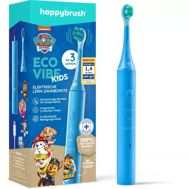 Electric Toothbrush Happybrush ECO VIBE KIDS Paw Patrol