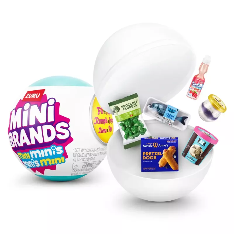 Toy kitchen capsule Zuru Mini Brands Fill The Fridge Series 1 — assorted mini food items, age 8+