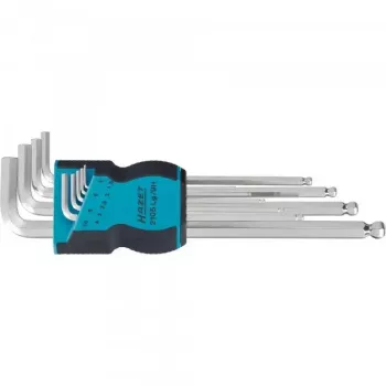 L-shaped hex key set HAZET 2105LG/9H