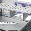 Chieftec UNC-409S-AIO-OP computer case Rack Black