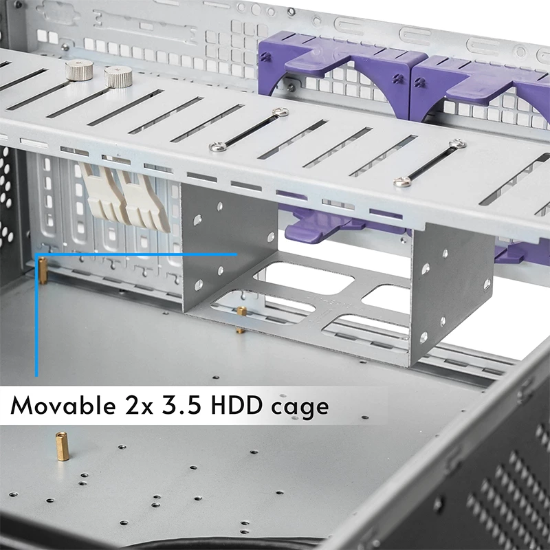 Chieftec UNC-409S-AIO-OP computer case Rack Black