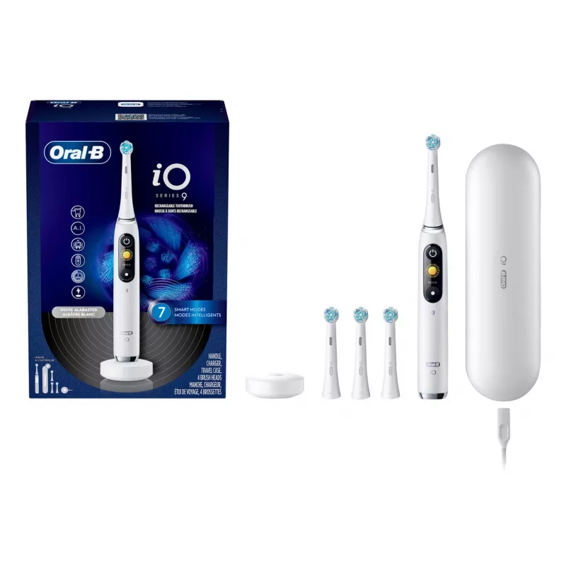 Electric toothbrush Oral‑B iO Series 9 Luxe Edition — White Alabaster