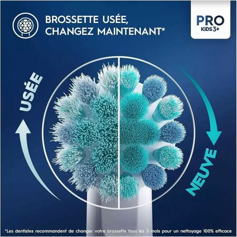 Oral-B Kids Pro Kids3+ 4 pc(s) Multicolour, White