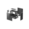 PC Case DeepCool MATREXX 40 3FS Micro Tower — Micro ATX/Mini-ITX, tempered glass, 3x140/2x120 fan support, GPU up to 320 mm, 2x3.5 inch + 2x2.5 inch, black