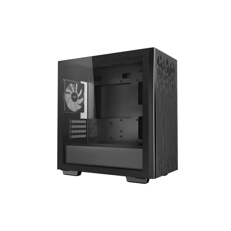 PC Case DeepCool MATREXX 40 3FS Micro Tower — Micro ATX/Mini-ITX, tempered glass, 3x140/2x120 fan support, GPU up to 320 mm, 2x3.5 inch + 2x2.5 inch, black