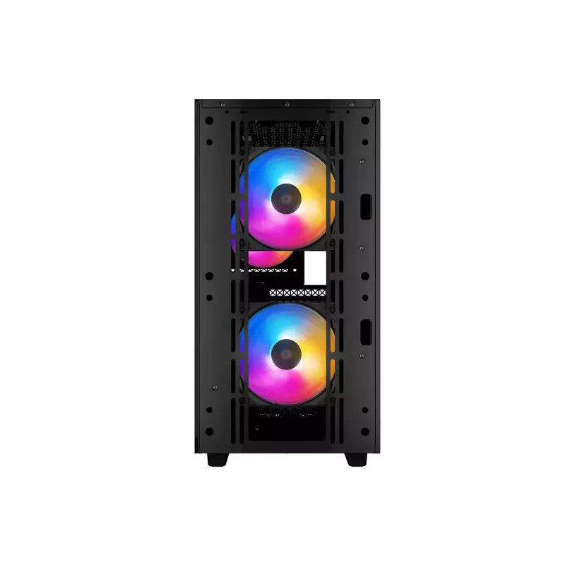 PC Case DeepCool MATREXX 40 3FS Micro Tower — Micro ATX/Mini-ITX, tempered glass, 3x140/2x120 fan support, GPU up to 320 mm, 2x3.5 inch + 2x2.5 inch, black