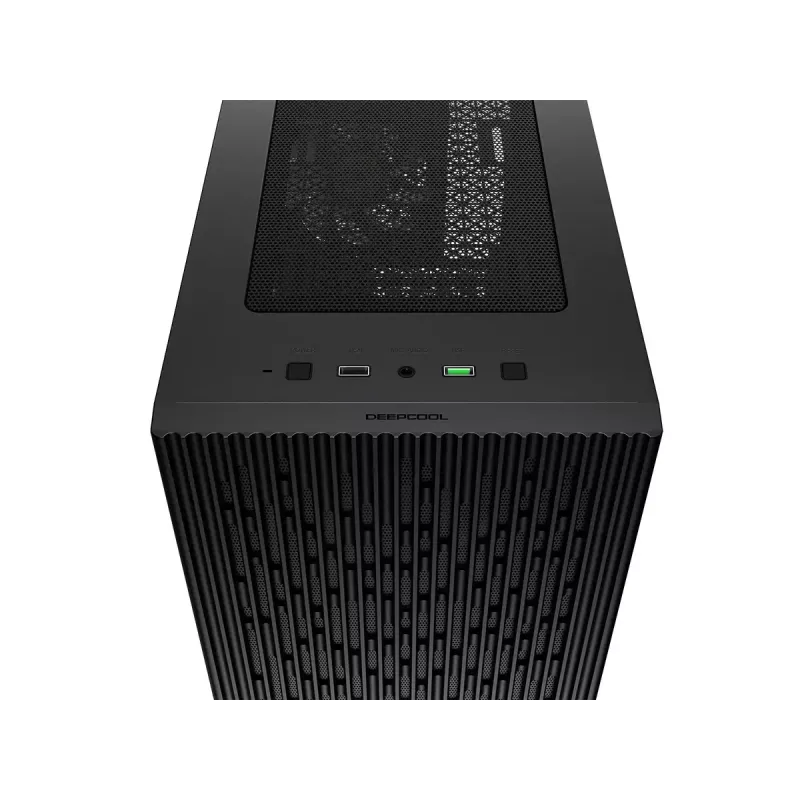 PC Case DeepCool MATREXX 40 3FS Micro Tower — Micro ATX/Mini-ITX, tempered glass, 3x140/2x120 fan support, GPU up to 320 mm, 2x3.5 inch + 2x2.5 inch, black