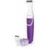 Bikini trimmer Philips Essential BRT383/15 — 3 length steps, AA battery, 120 min runtime, White/Violet