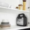 Tefal SW383D10 sandwich maker 700 W Black, Stainless steel