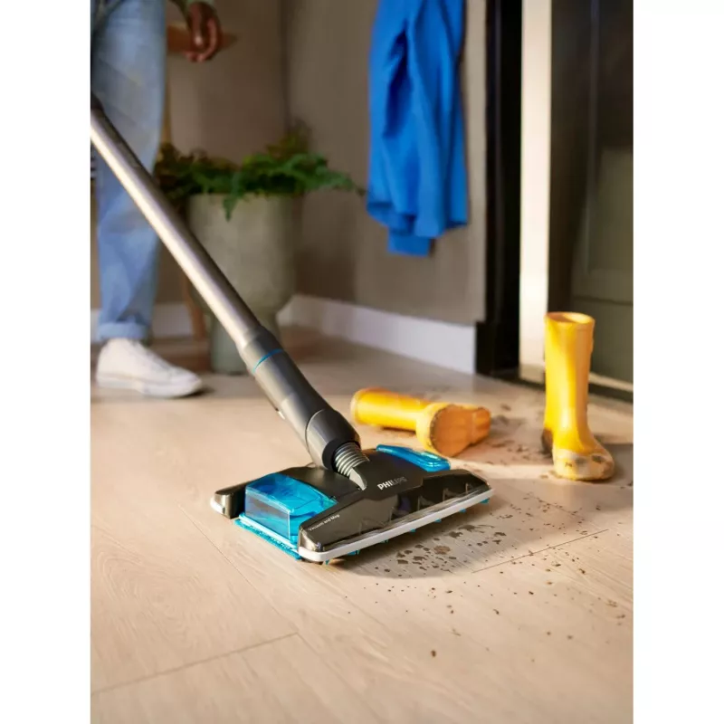 Philips 8000 series XC8055/01 stick vacuum/electric broom Battery Dry&wet Cyclonic Bagless 0.6 L Blue