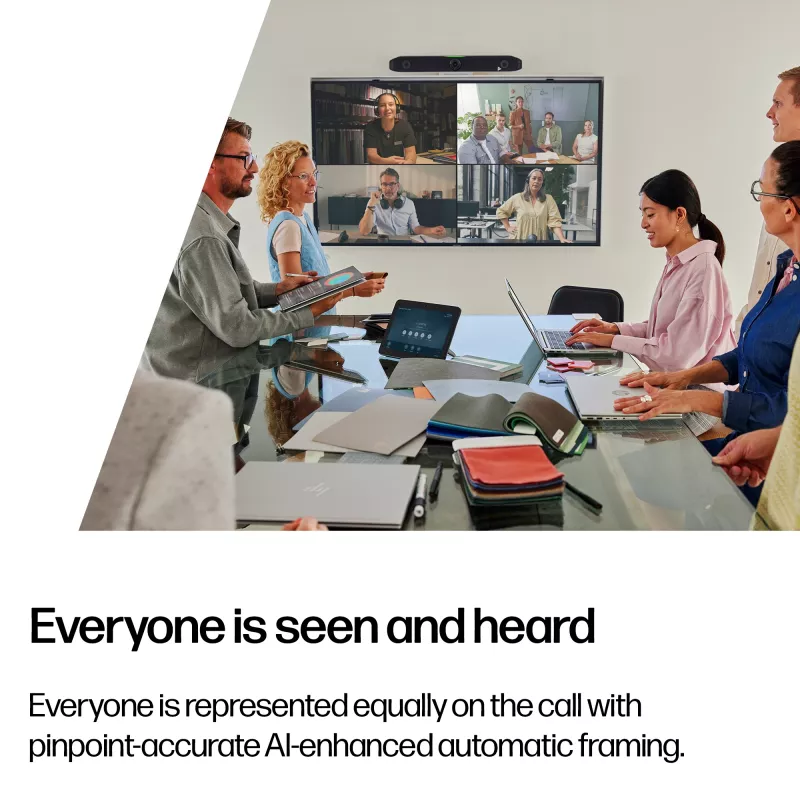 Group video conferencing system POLY Studio X52 4K Ultra HD 60 fps