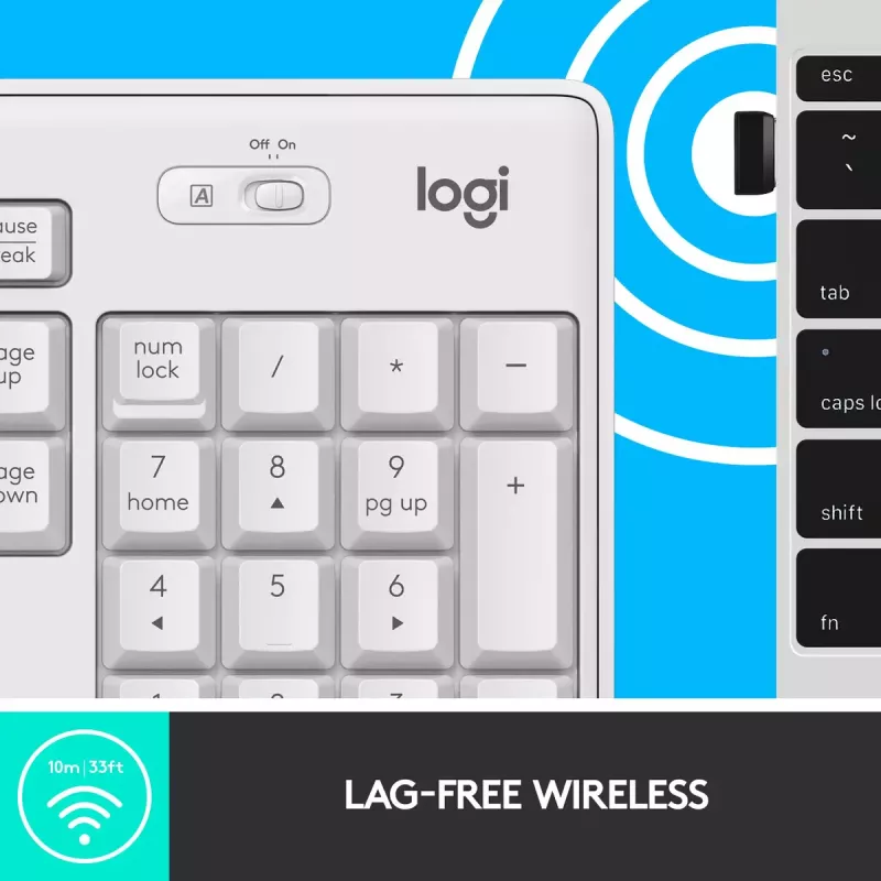 Wireless Keyboard and Mouse Combo Logitech MK295 Silent