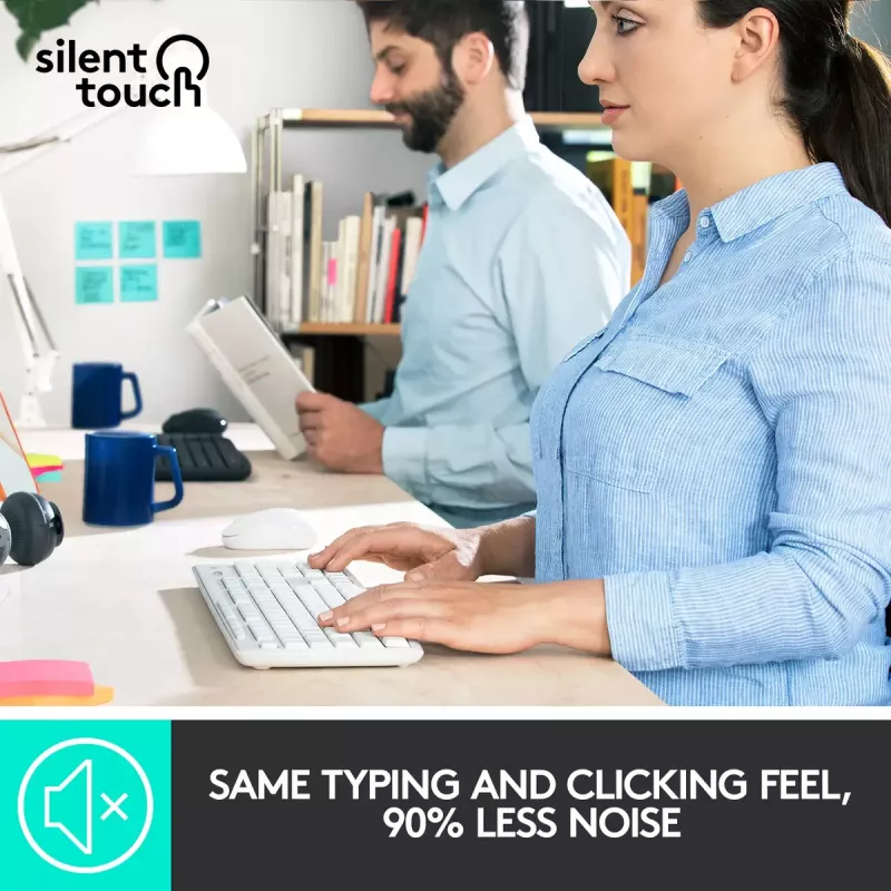 Wireless Keyboard and Mouse Combo Logitech MK295 Silent