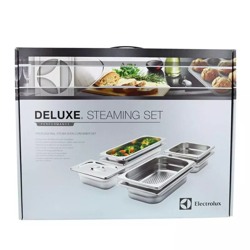 Electrolux PKKS8 Steamer Set, Steel, 4 Pieces
